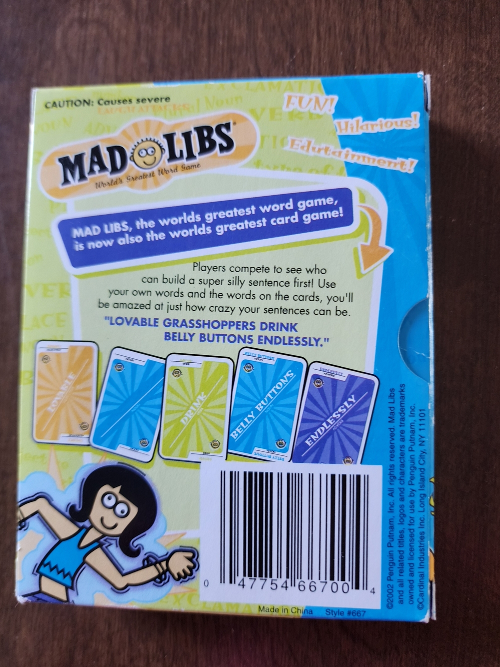 Mad Libs Card Game - Picture 2 of 4